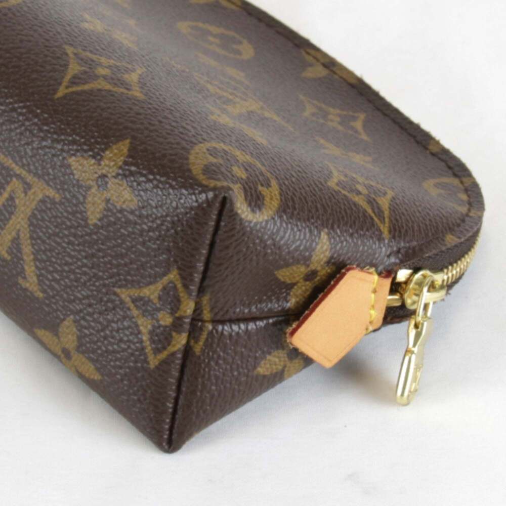 LOUIS VUITTON Brown Monogram Canvas Pochette Pouch - Picture 3 of 11